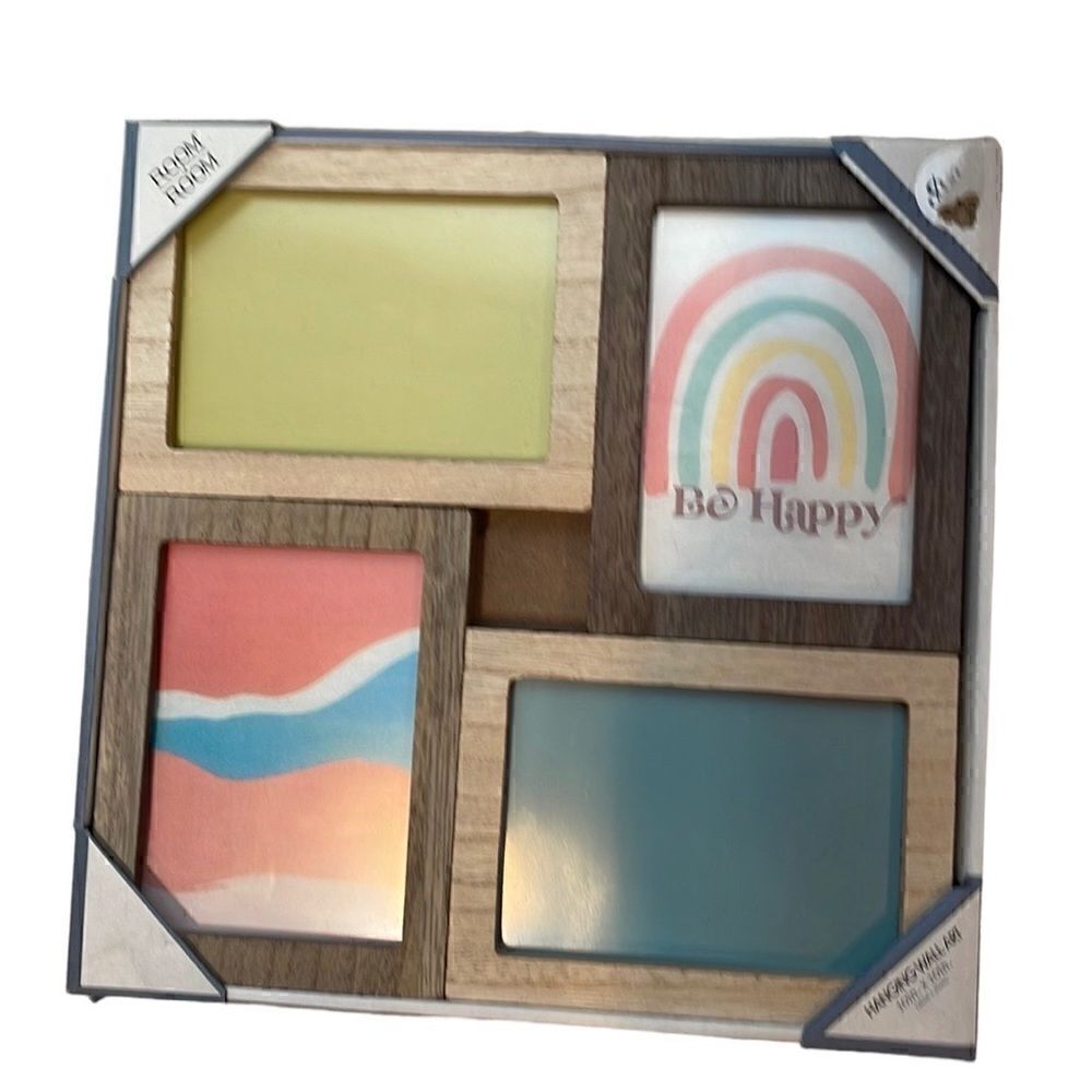 Room 2 Room Frame. Holds 4 4x6 photos.